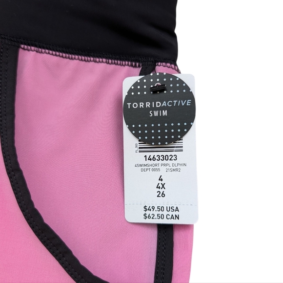 TORRID Active Swim Shorts NWT - Picture 2 of 6